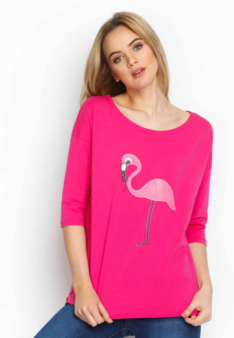 Fuksjowa Bluzka Shiny Flamingo