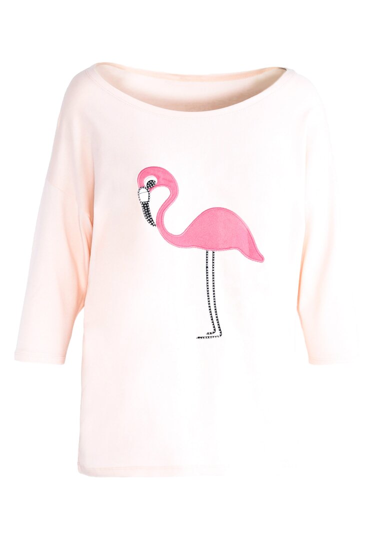 Jasnoróżowa Bluzka Shiny Flamingo
