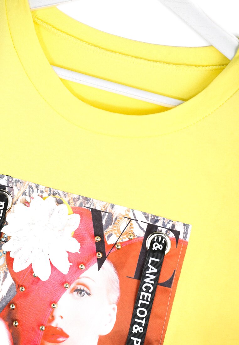 Żółty T-shirt Pop Art