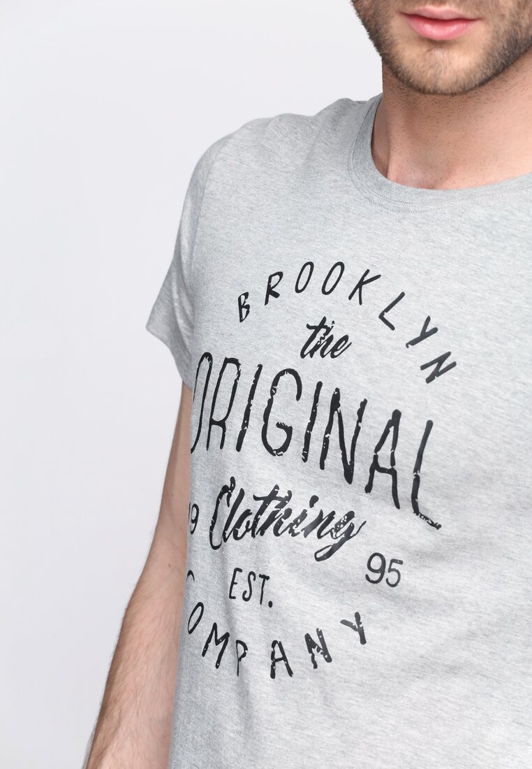 Szara Koszulka Brooklyn Company