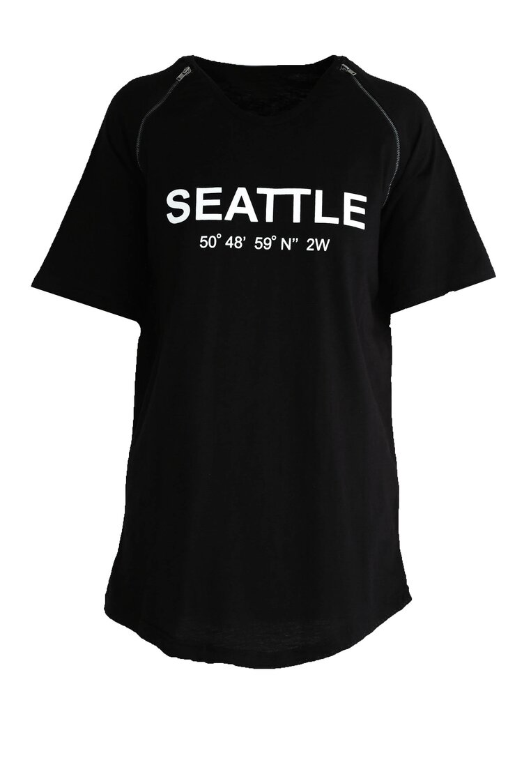 Czarna Koszulka Seattle