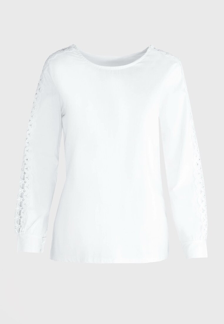 Biała Bluzka Effective Sleeve