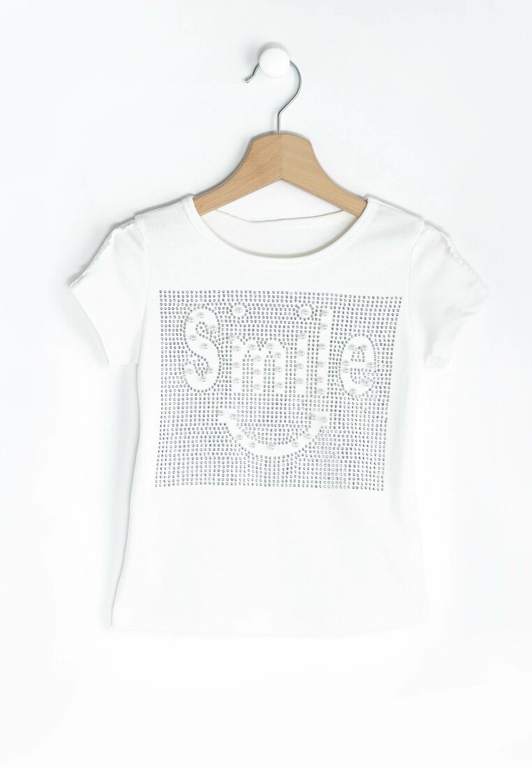 Kremowa Koszulka Keep Smile