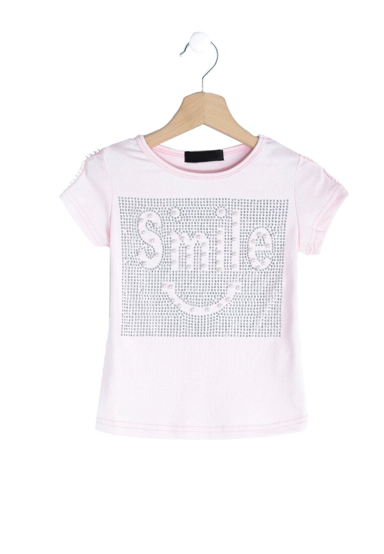 Różowa Koszulka Keep Smile
