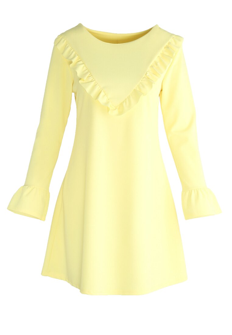 Żółta Sukienka Female