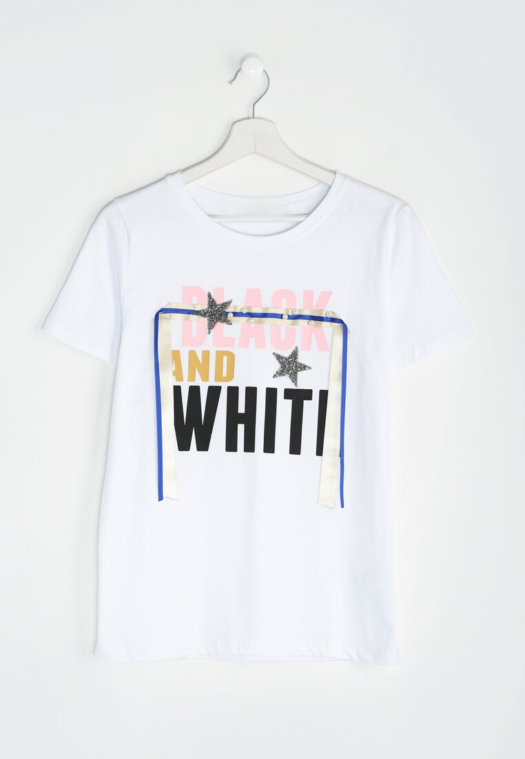 Biały T-shirt And White
