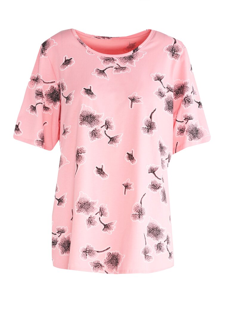 Różowy T-shirt Sunflower