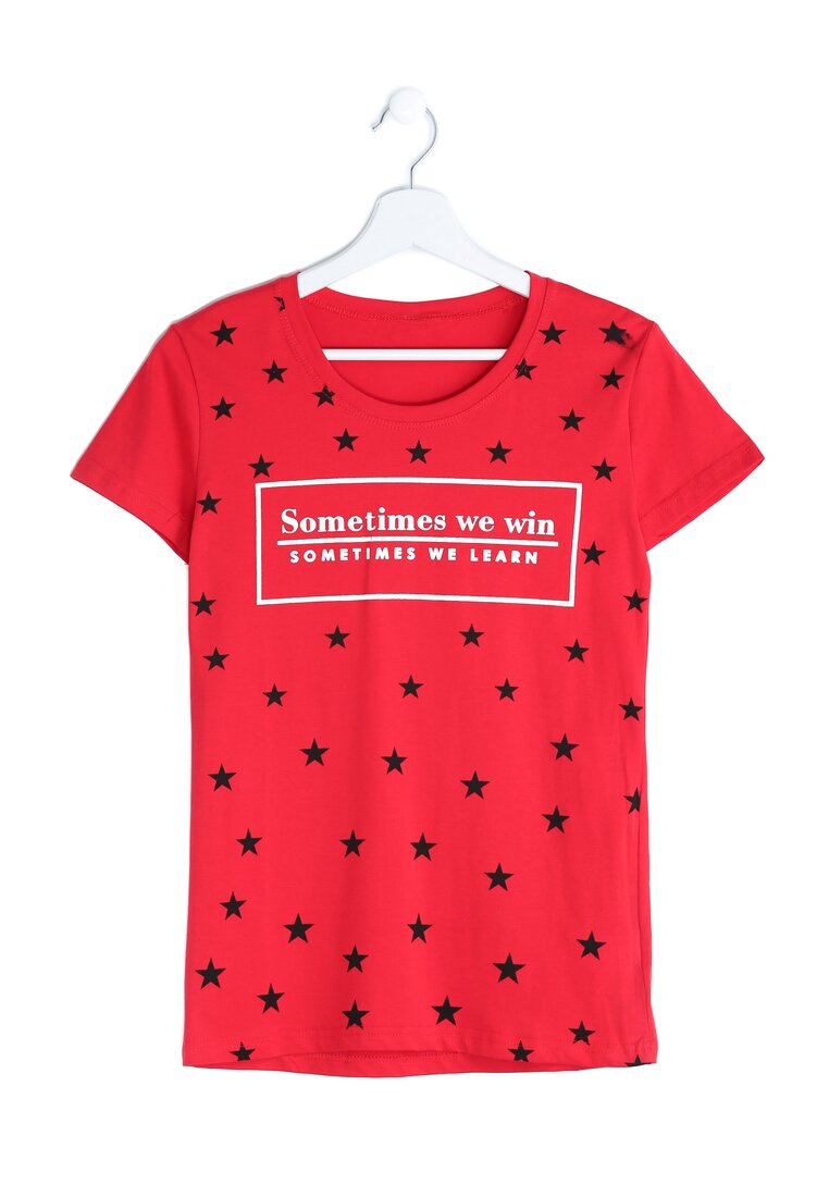 Czerwony T-shirt Real Star