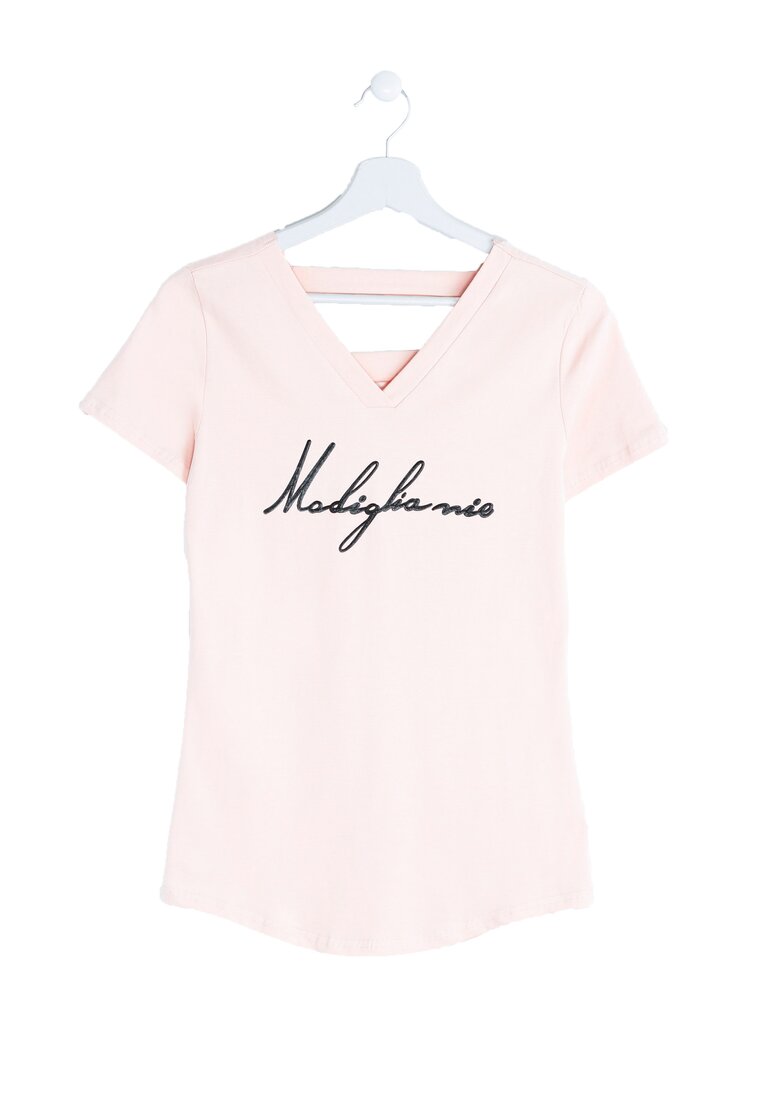 Różowy T-shirt This My Dream