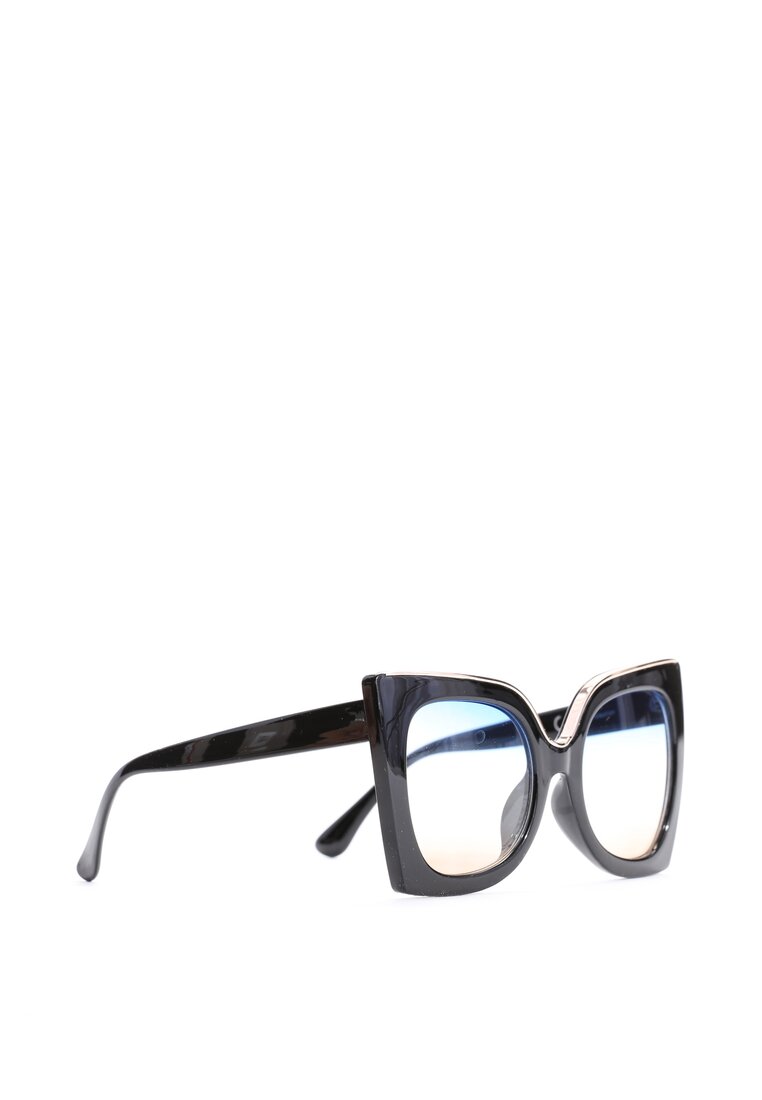 Czarno-Niebieskie Okulary Rosalie