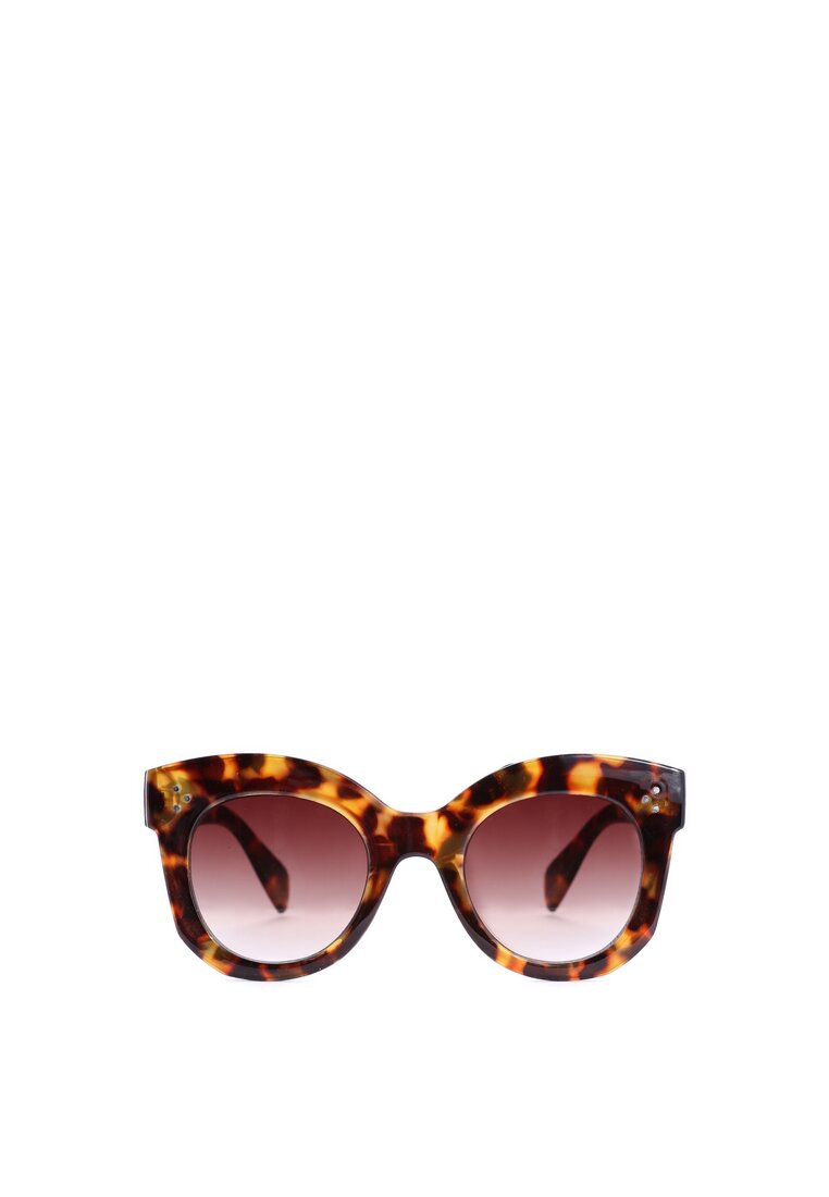 Brązowo-Pomarańczowe Okulary Annabelle