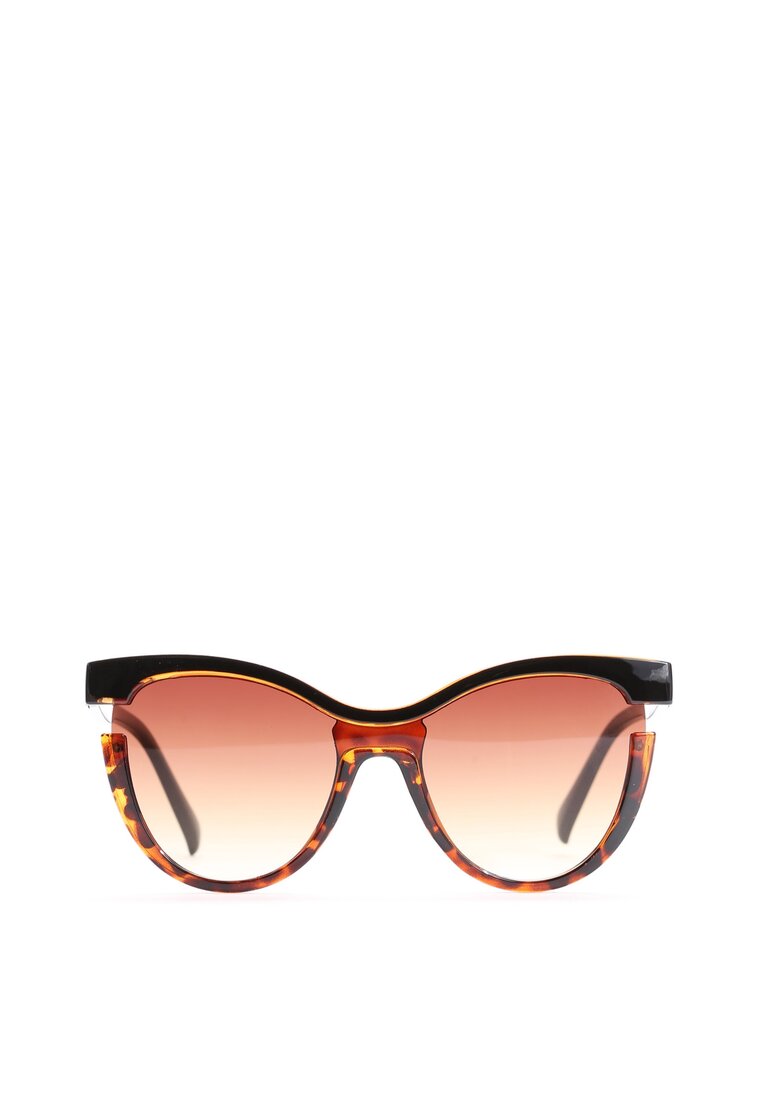 Pomarańczowo-Czarne Okulary Claire