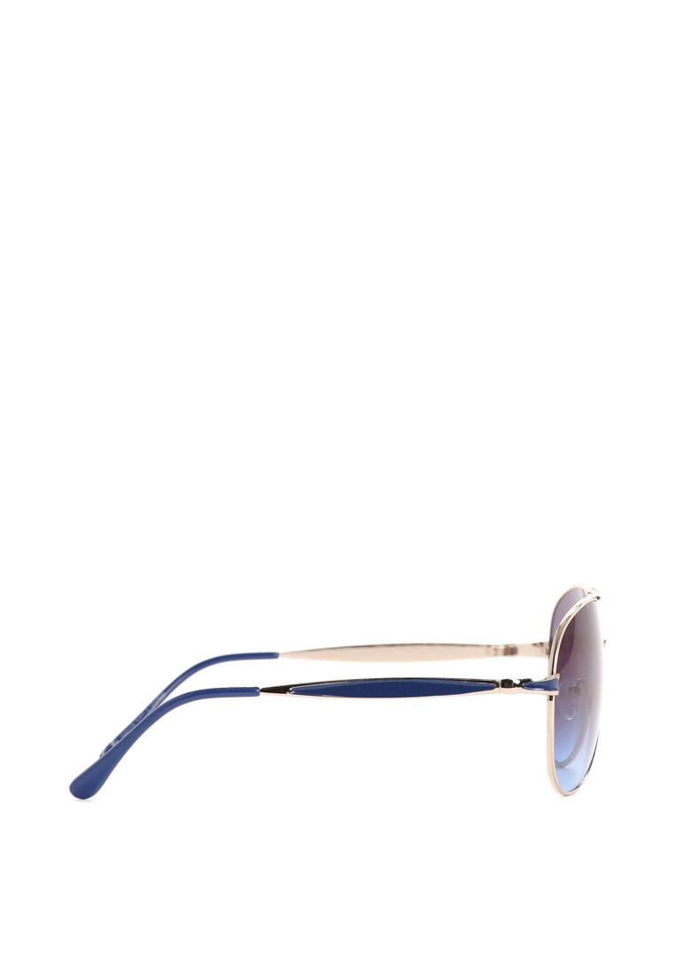 Niebiesko-Złote Okulary Chamomile