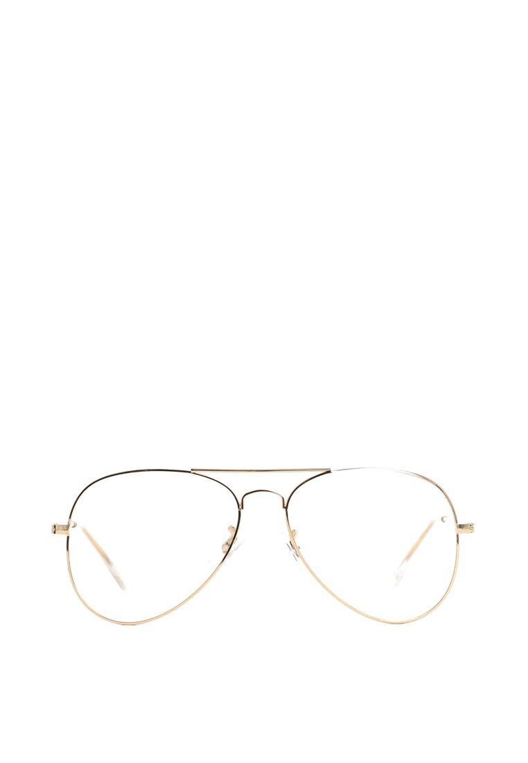 Biało-Złote Okulary Zerówki Jade