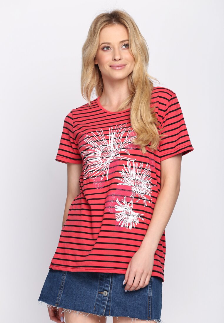 Koralowy T-shirt Trochilus