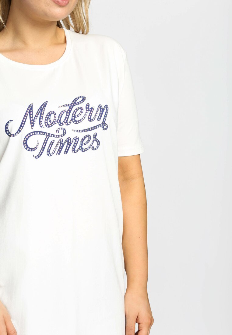 Biały T-shirt Modern Times