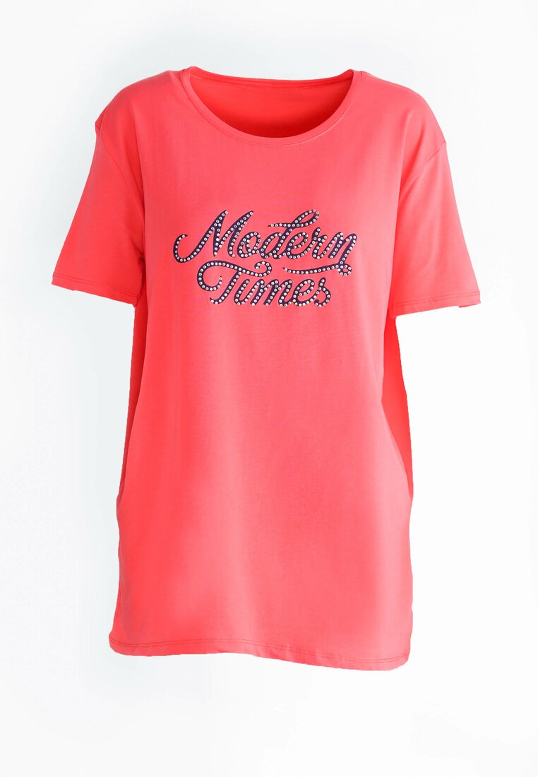 Koralowy T-shirt Modern Times