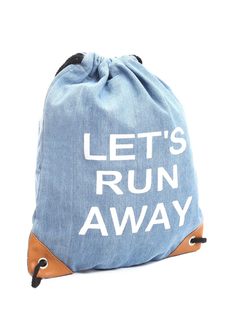 Niebieski Plecak Lets Run Away