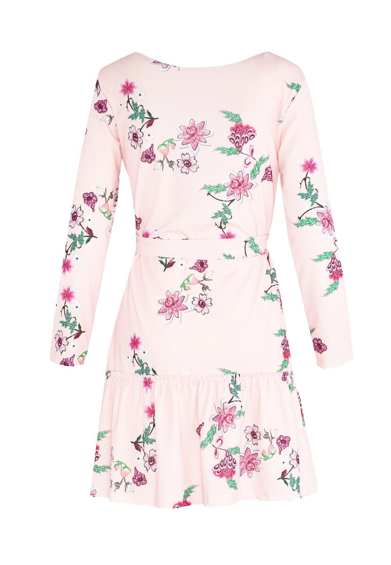 Różowo-Fuksjowa Sukienka Azorella