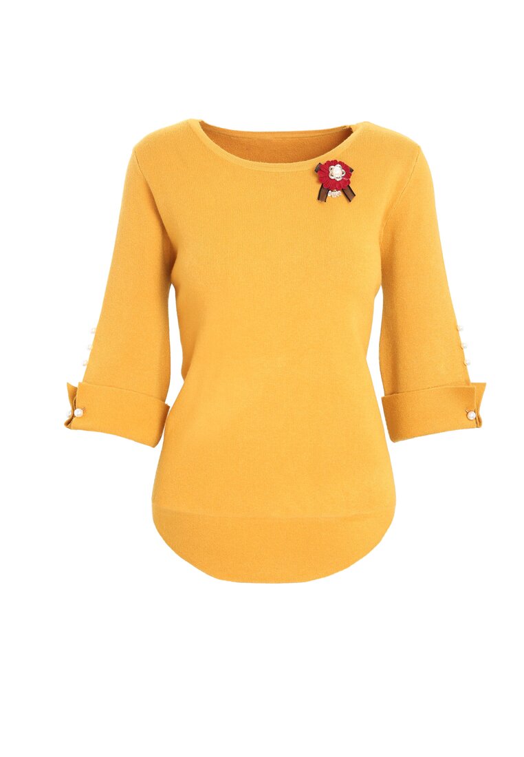Żółty Sweter Never Easy