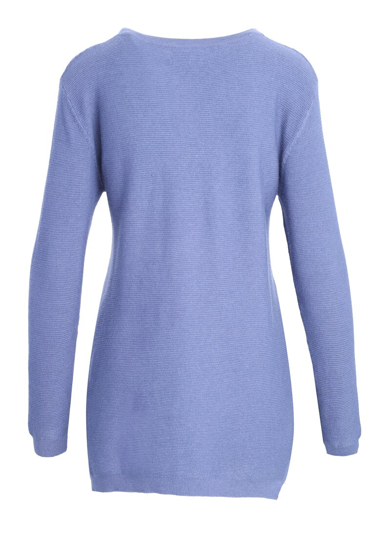 Niebieski Sweter Does It Feel