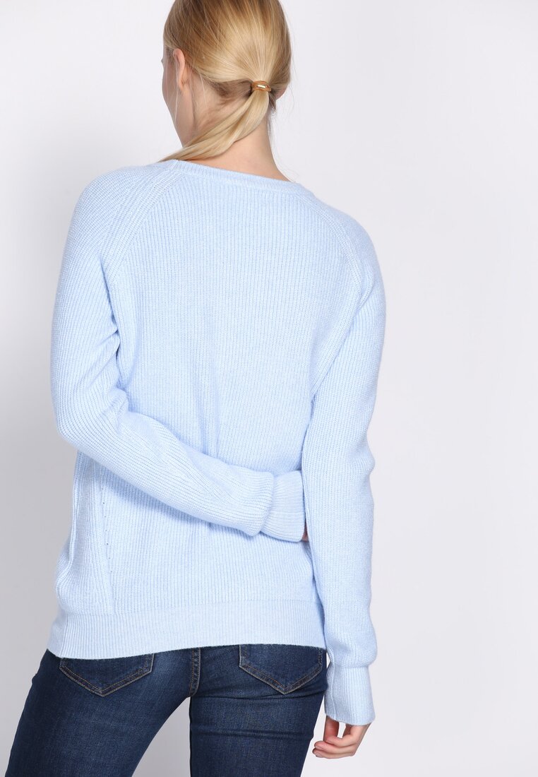 Jasnoniebieski Sweter Prevalent