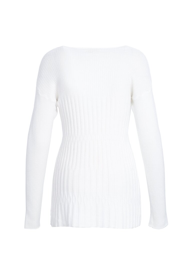 Biały Sweter All Clear