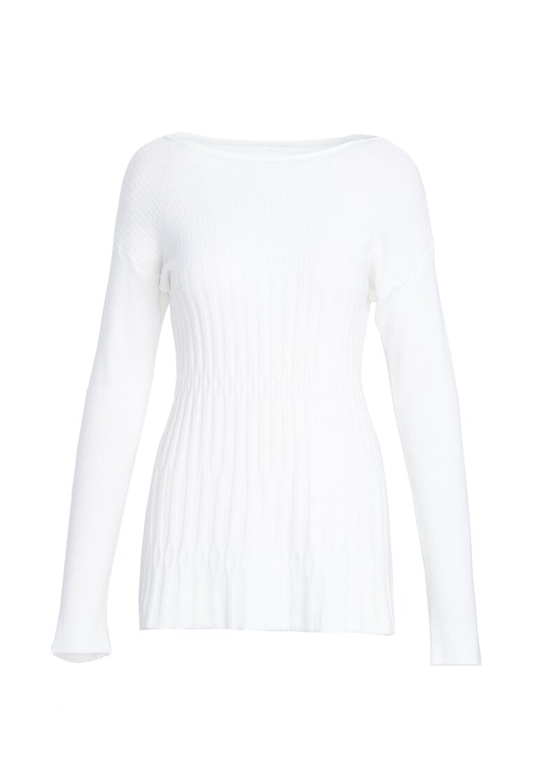Biały Sweter All Clear