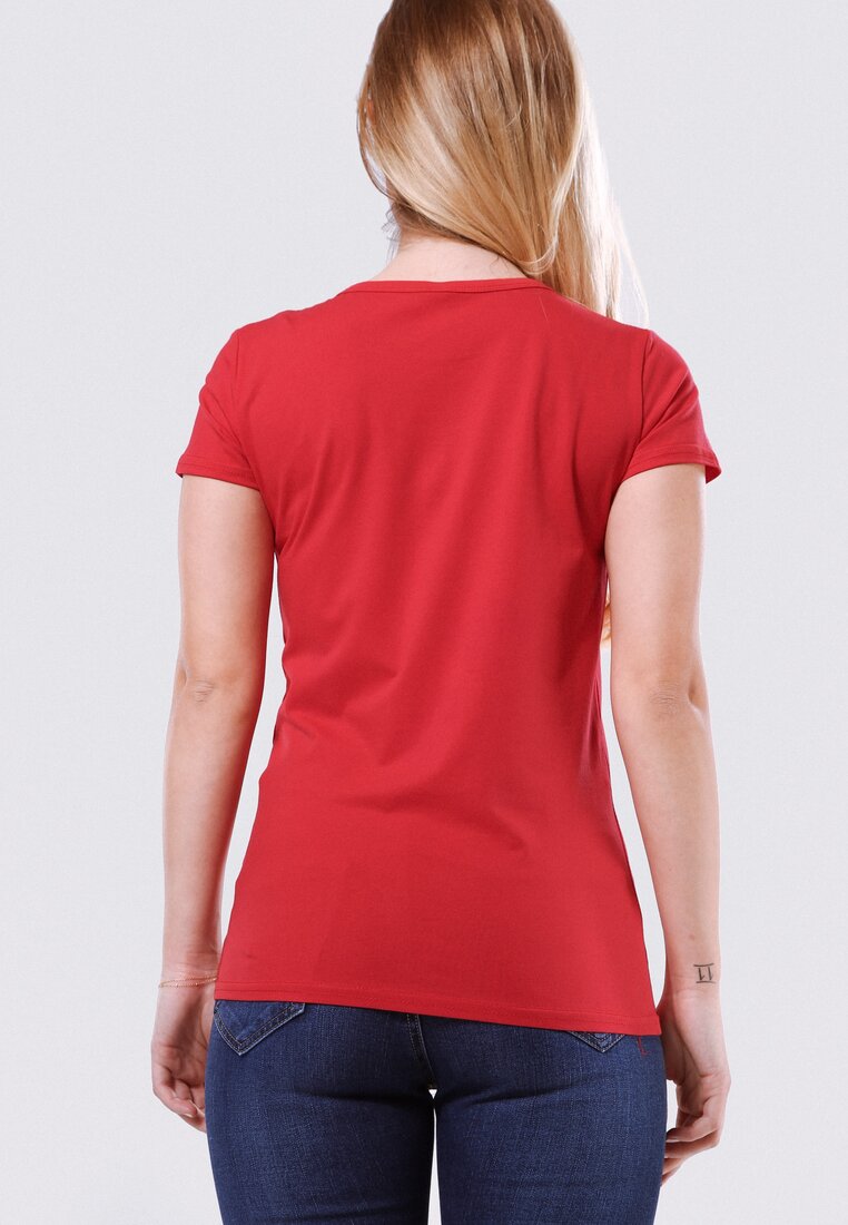 Czerwony T-shirt Superscribe