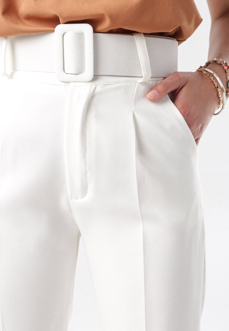 Białe Spodnie Graceful