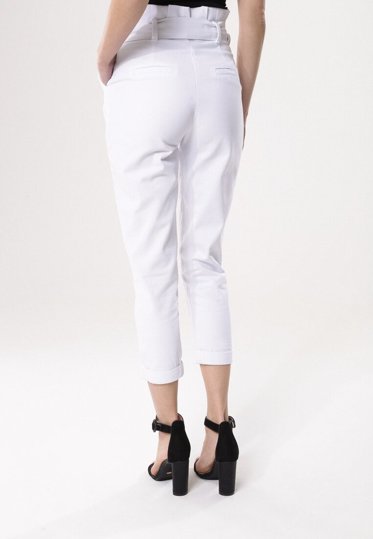 Białe Spodnie Glorify