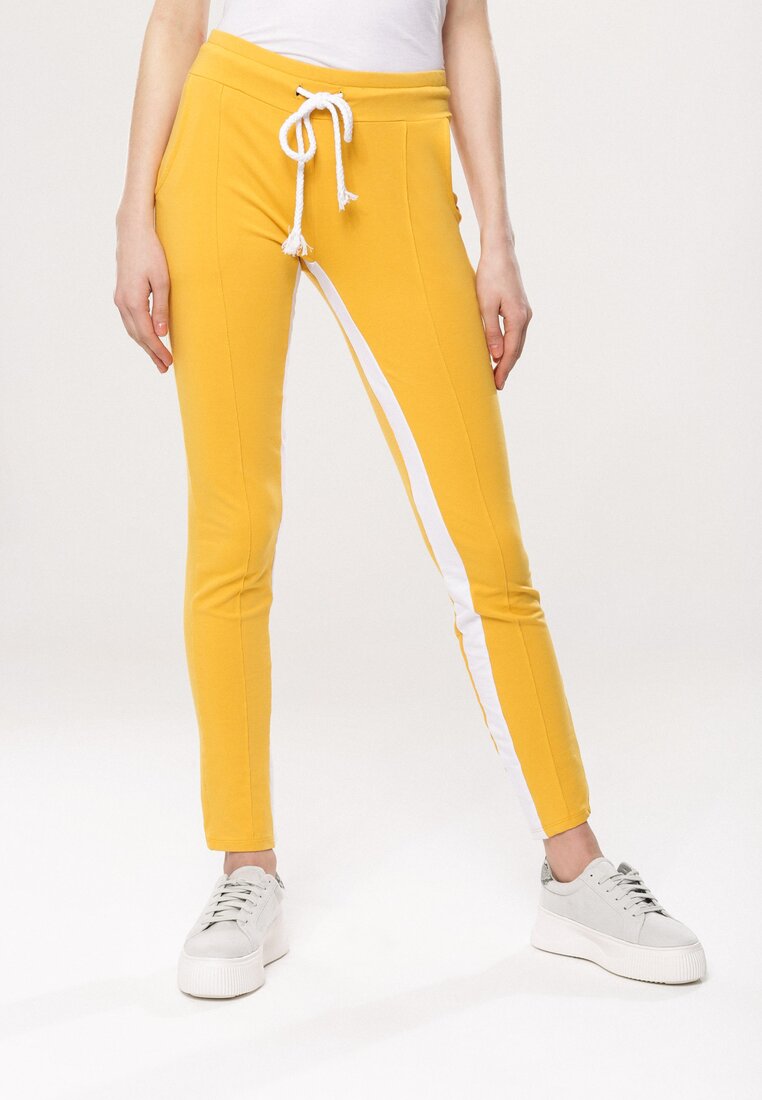 Żółte Spodnie Mix It Up With