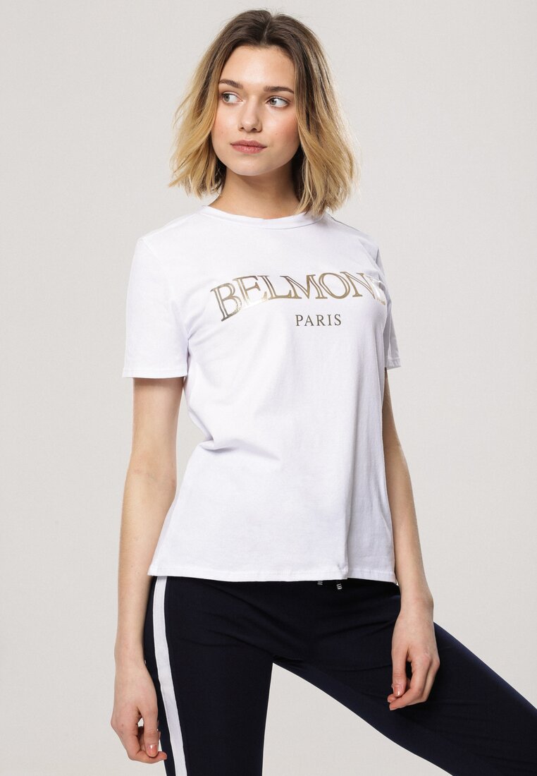Biały T-shirt School of Life
