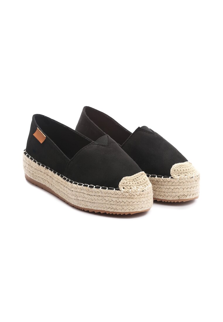 Czarne Espadryle Make 'Em Turn