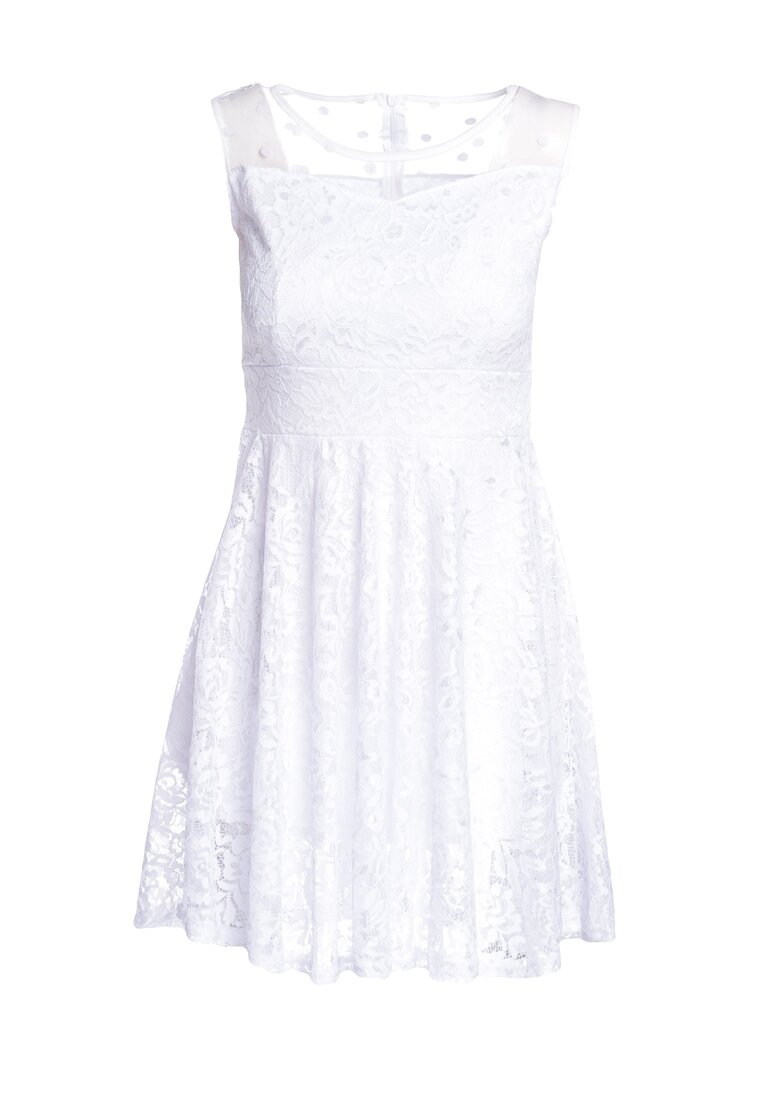 Biała Sukienka Inhibit