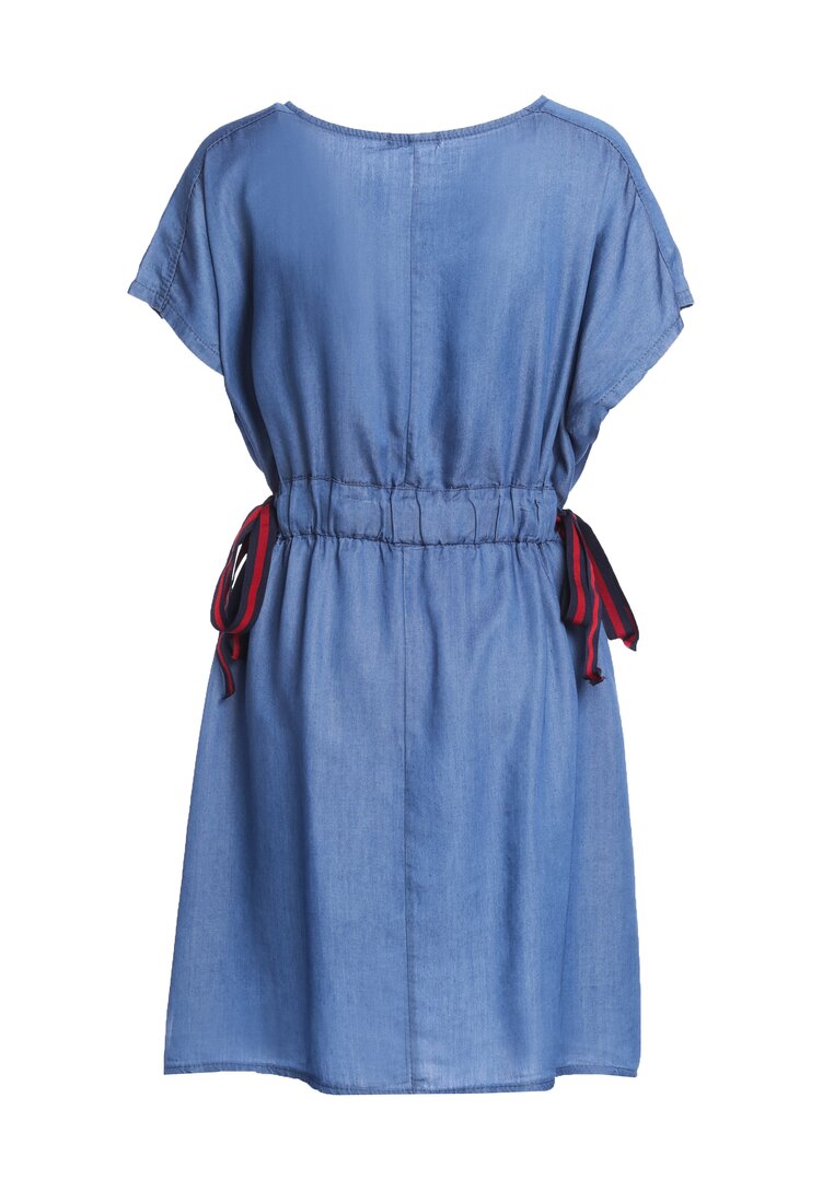 Niebieska Sukienka Pencraft