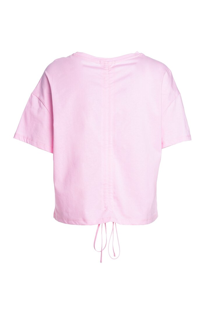 Różowy T-shirt Outline