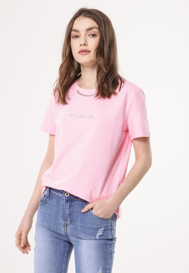 Różowy T-shirt Inexistence