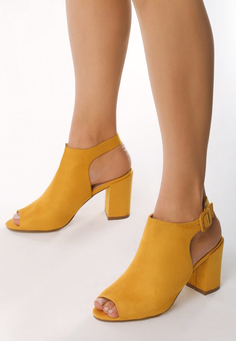 Żółte Sandały Frigidness