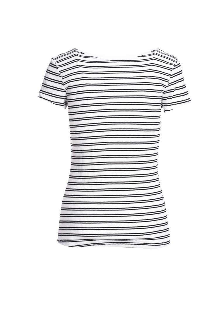Biało-Czarny T-shirt Unit