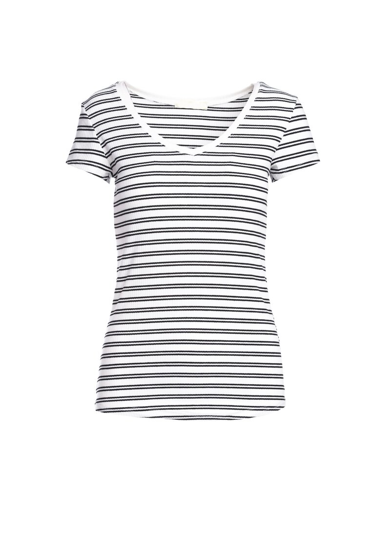 Biało-Czarny T-shirt Unit