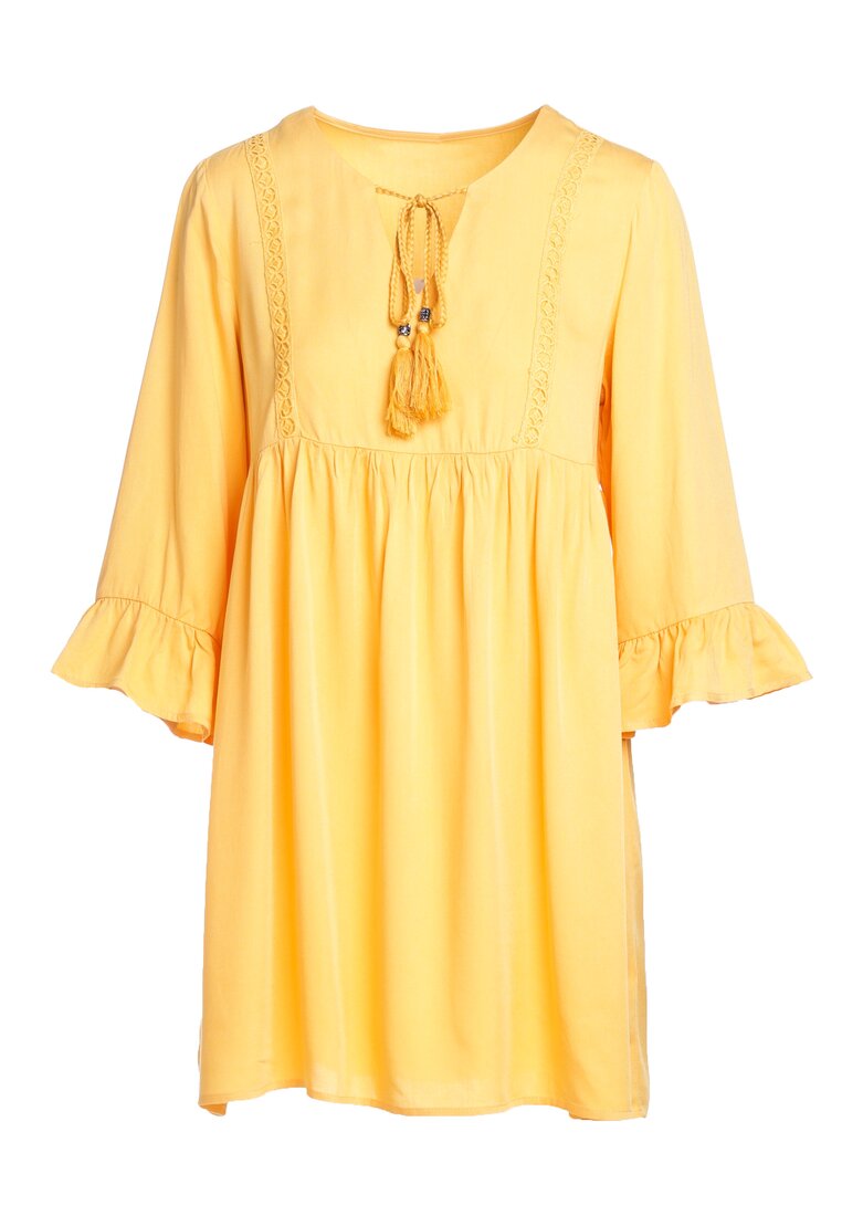 Jasnożółta Sukienka Populate