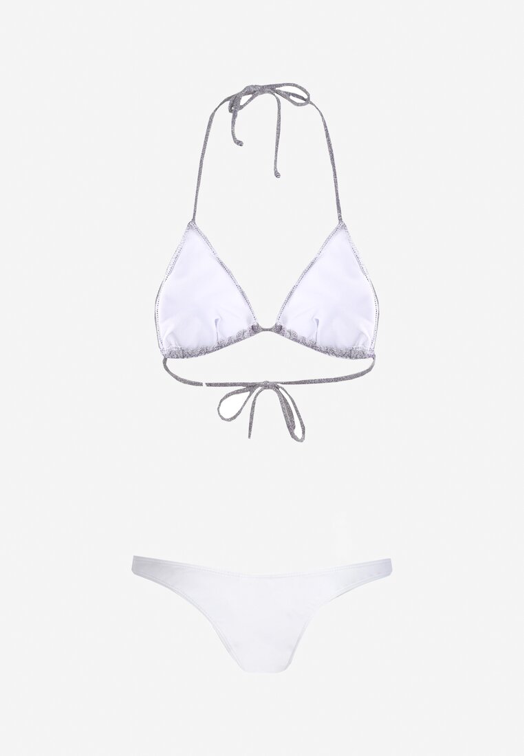 Fioletowo-Białe Bikini Irresistible