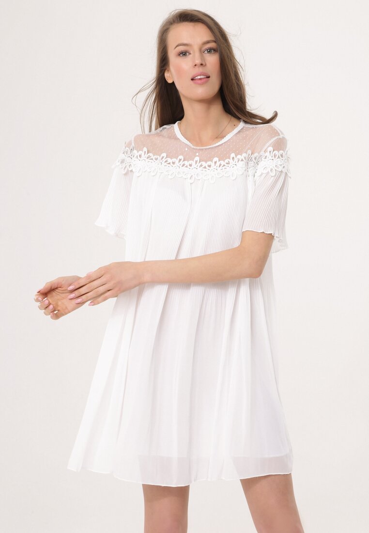 Biała Sukienka Rely On Me