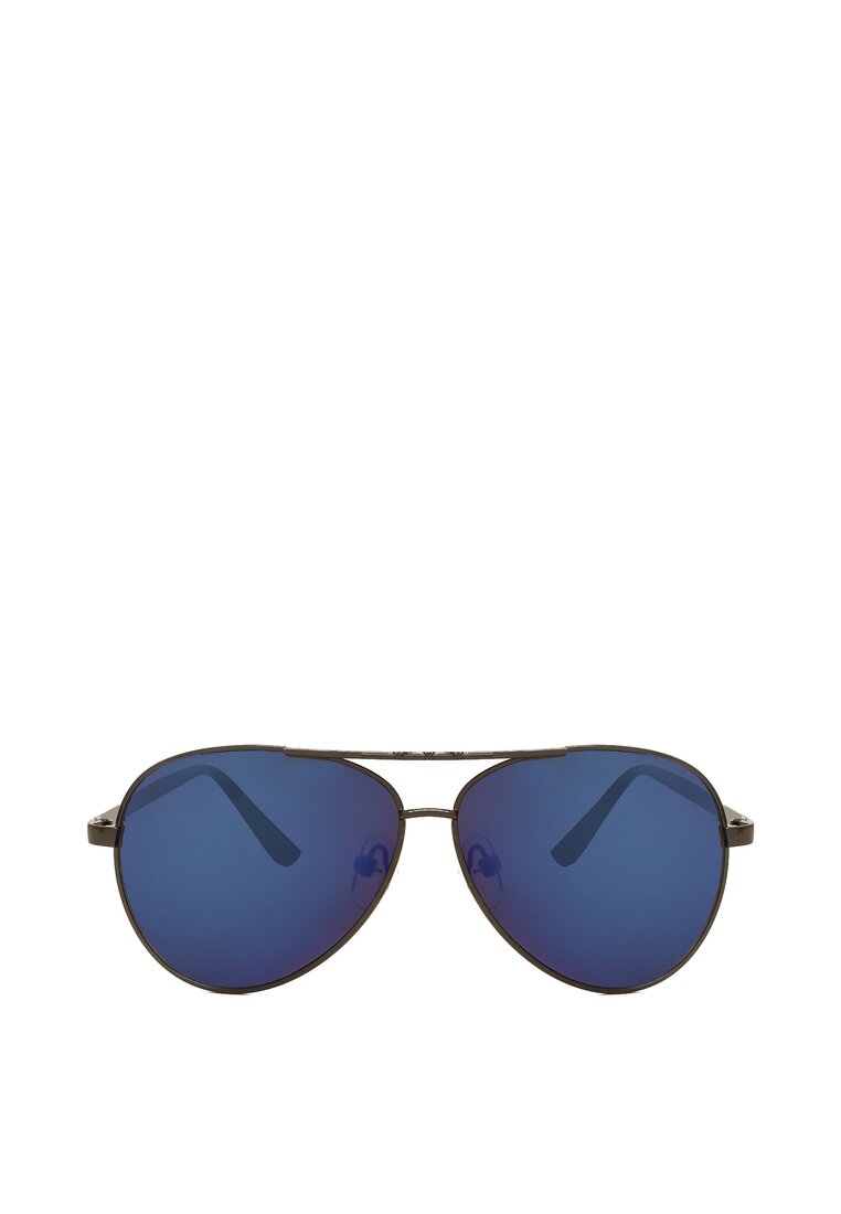 Czarno-Niebieskie Okulary Imprint