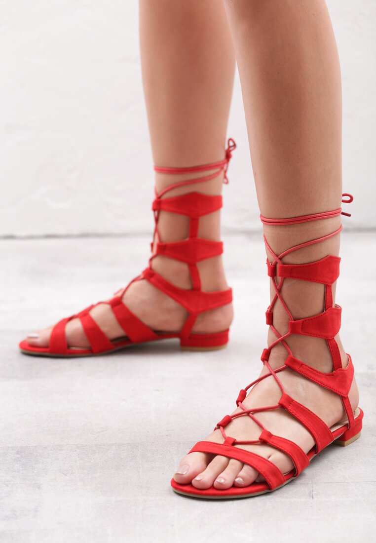 Czerwone Sandały Beautydom