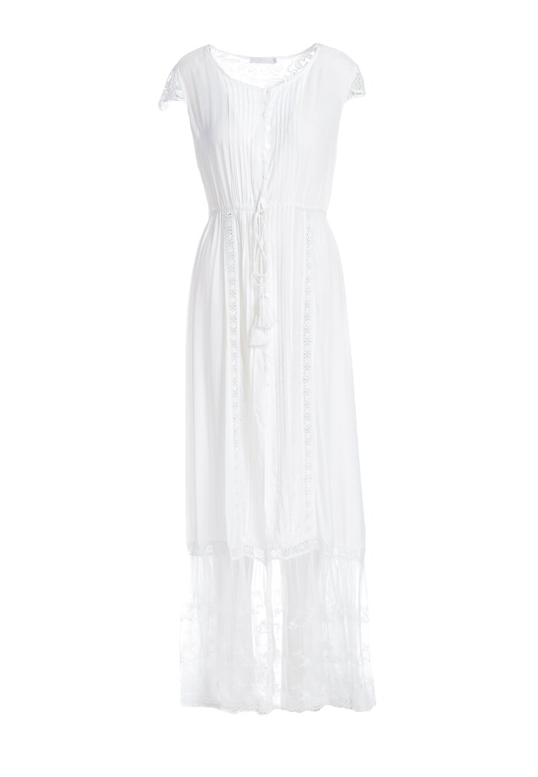 Biała Sukienka Busticate