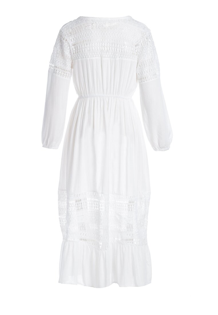 Biała Sukienka Noncovered