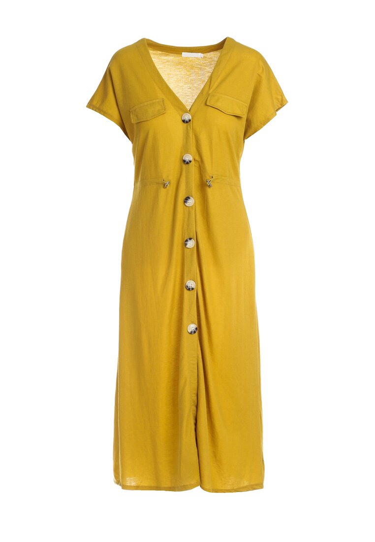 Żółta Sukienka Occlusive