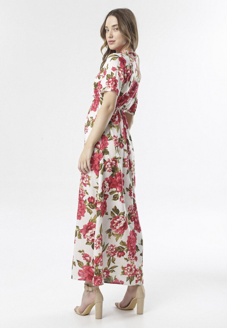 Biała Sukienka Floral Joy